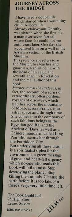 Journey Across The Bridge, A Life Which Spans Two Worlds by Dorothy Gasson