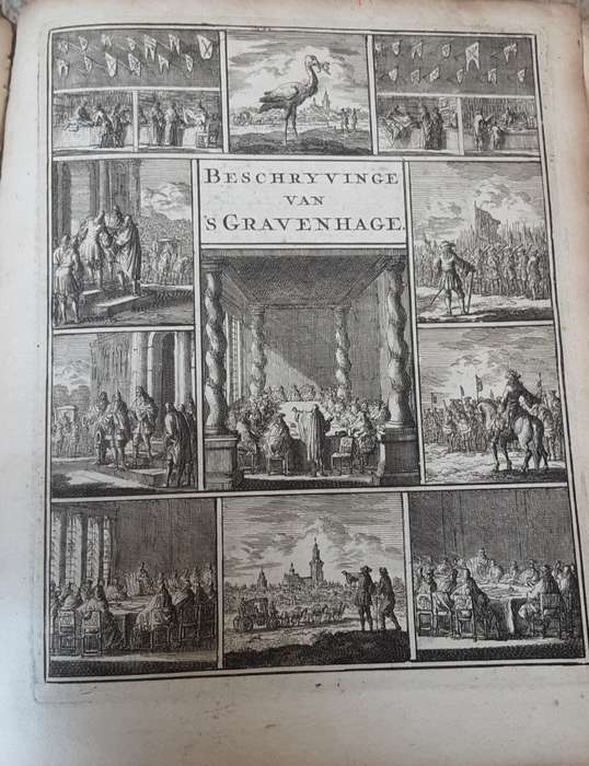 Beschryvinge van Gravenhage by Gysbert de Cretser published by Jan Ten Hoorn Amsterdam 1711