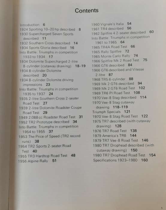 Triumph Sports Compiled by Peter Garnier from the archives of Autocar