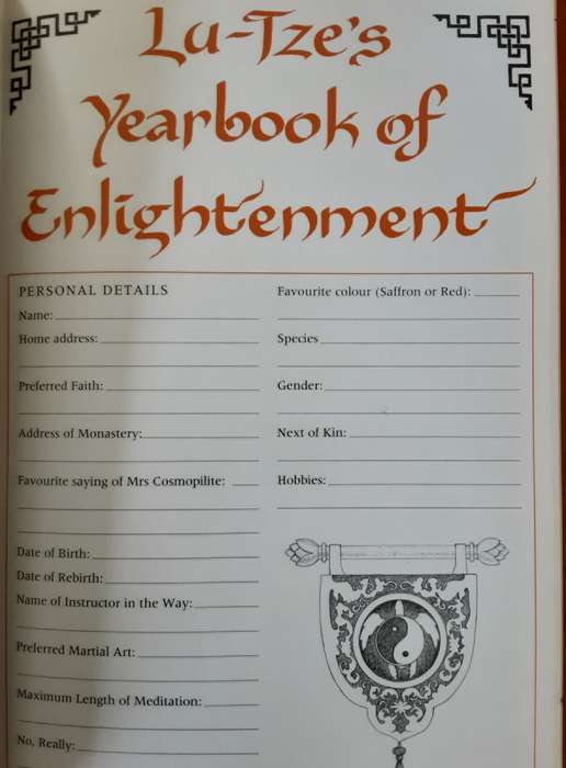 Lu Tzes Yearbook of Enlightenment 2008 by Terry Pratchett with S Briggs & illustrated by Paul Kidby