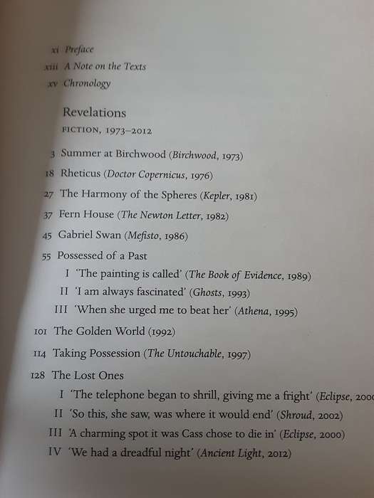 Possessed of a Past: A John Banville Reader selected by Raymond Bell