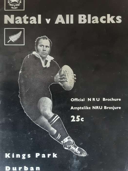 Natal v All Blacks Kings Park Stadium Durban Sat 22 August 1970 Programme