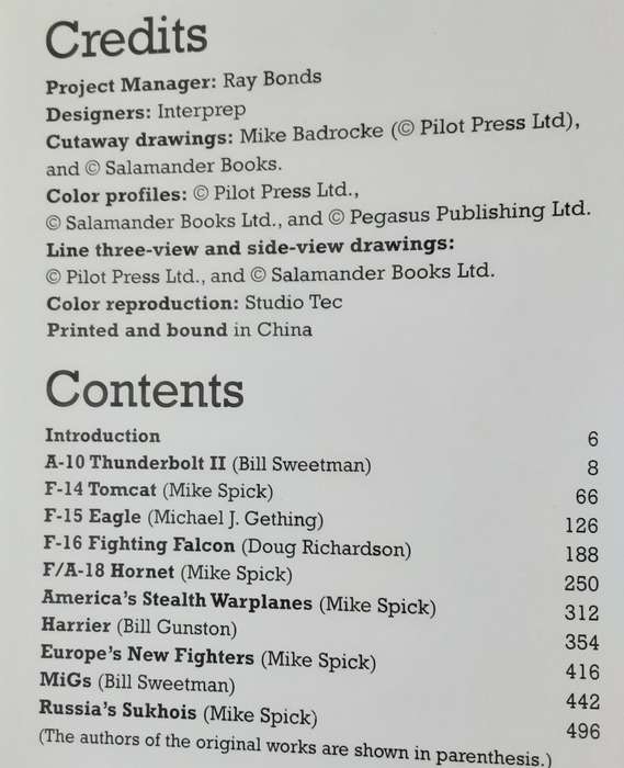 The Great Book of Modern Warplanes edited by Mike Spick