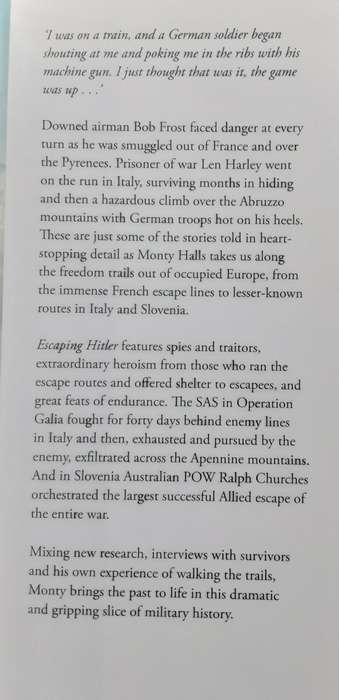 Escaping Hitler, Stories of Courage & Endurance on the Freedom Trails by Monty Halls