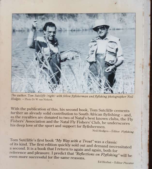Reflections on Flyfishing by Tom Sutcliffe **Signed Copy **