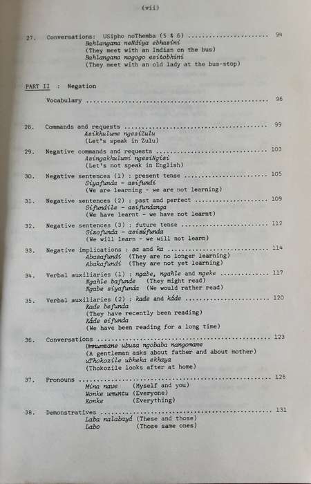 Zulu A Comprehensive Course revised edition  by A T Cope