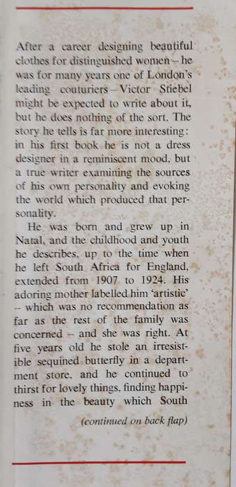 South African Childhood by Victor Stiebel