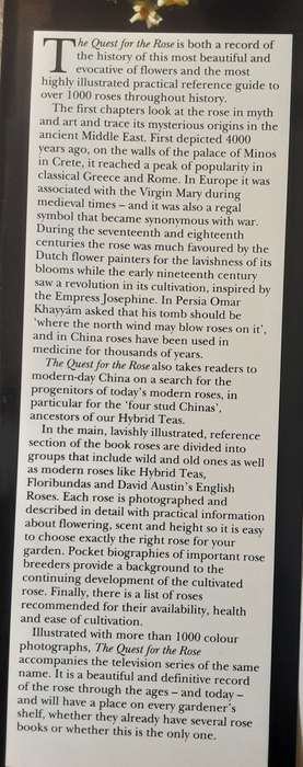 The Quest for the Rose, The most Highly Illustrated Historical Guide to Rose's by Phillips & Rix