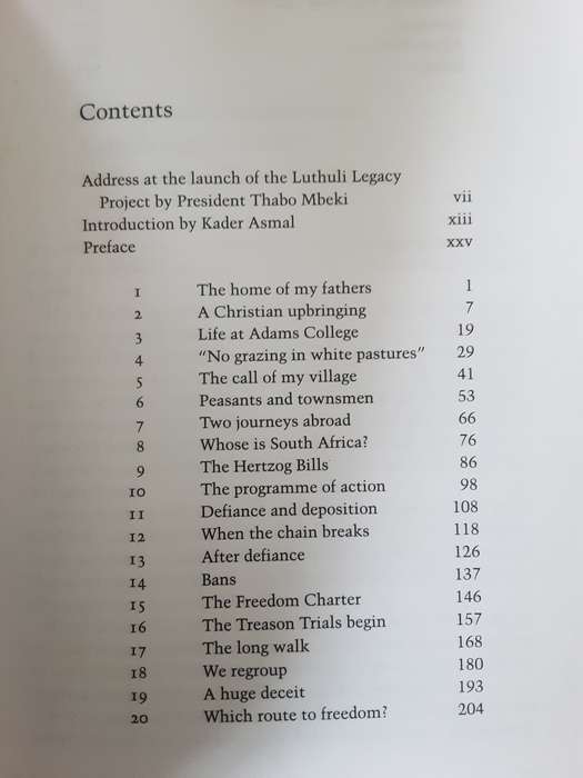 Let My People Go the Autobiography of Albert Luthuli