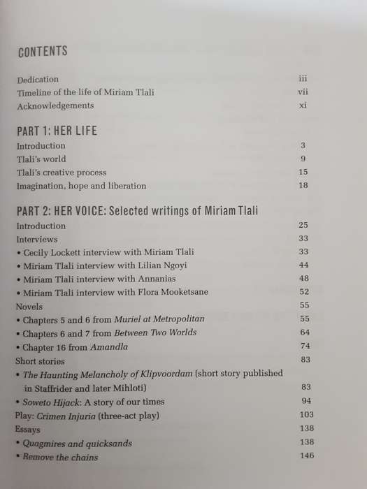Miriam Tlali Writing Freedom Selected Writings edited by Pumla Dineo Gqola