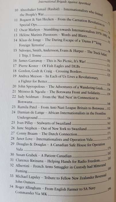 International Brigade Against Apartheid Secrets of the Peoples War that Liberated South Africa