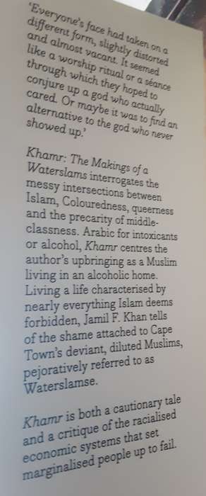 Khamr The Makings of a Waterslams by Jamil F Khan
