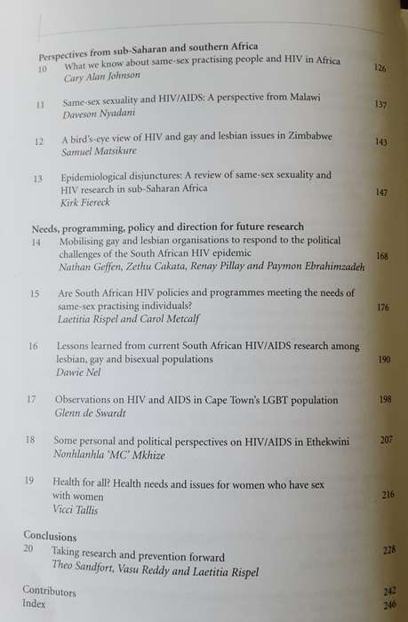 From Social Silence to Social Science edited by Reddy, Sandford and Rispel