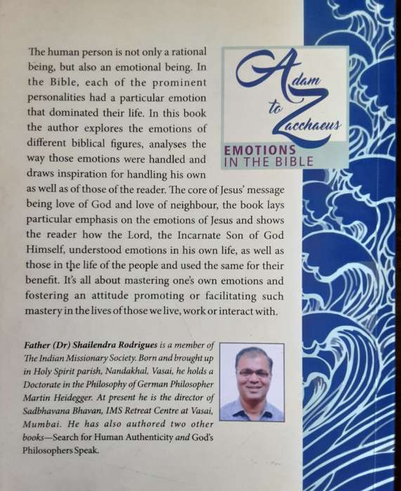 Adam to Zachary's Emotions in the Bible  by Fr Shailendra Rodrigues