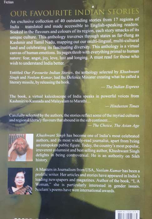 Our Favourite Indian Stories by Khushwant Singh & Neelam Kumar