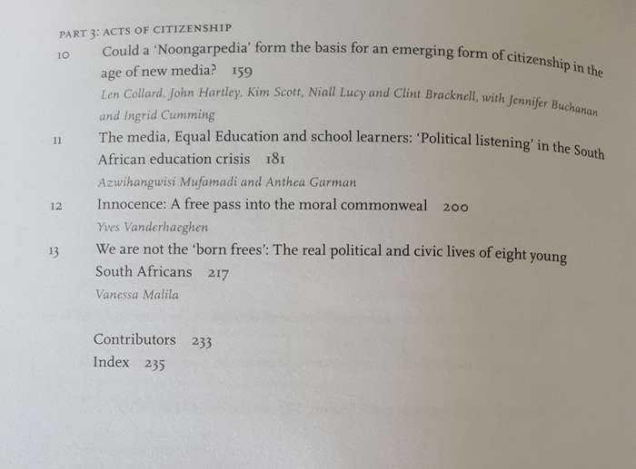 Media and Citizenship Between Marginalization and Participation edited by Garman & Wasserman