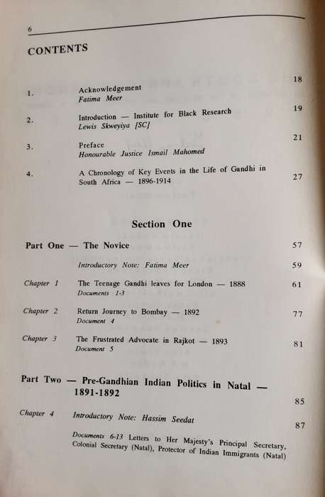 The South African Gandhi An Abstract of Speeches & Writings edited by Fatima Meer **Signed Copy **
