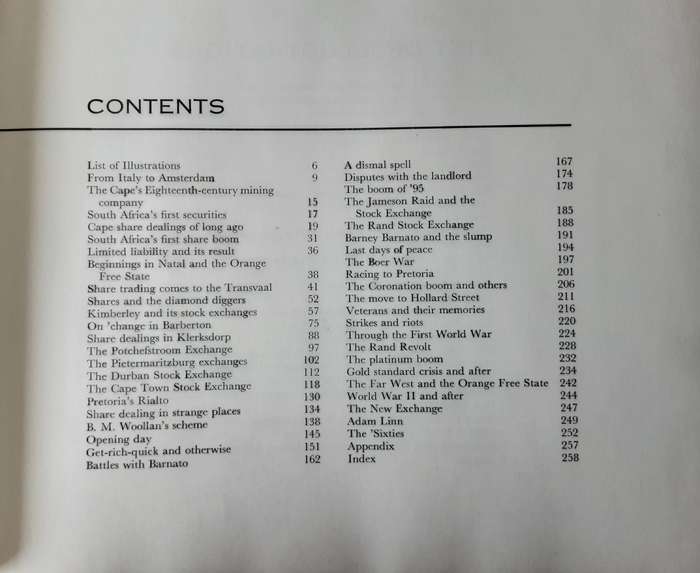 On Change Through The Years A History of Share Dealing in South Africa by Eric Rosenthal **64/500**