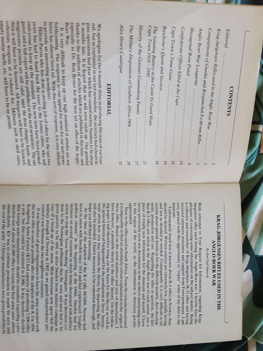 The Journal of the Historical Firearms Society of South Africa 8 Volumes 1980 to 1987
