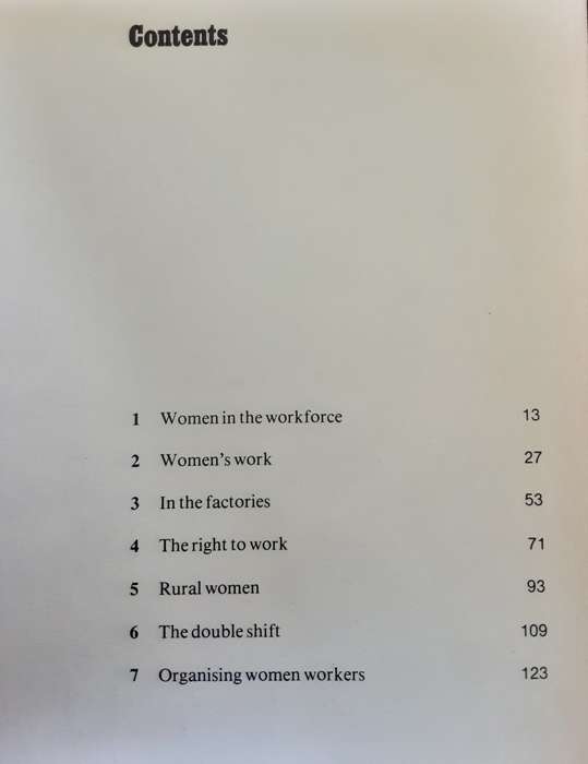 Working Women A Portrait of South Africa's Black Women Workers prepared by Sached