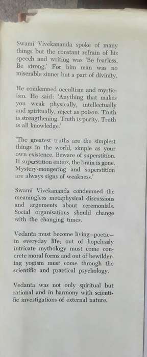 A Call to Rising Generation, Foundation of True Education Swami Vivekananda **First Edition **