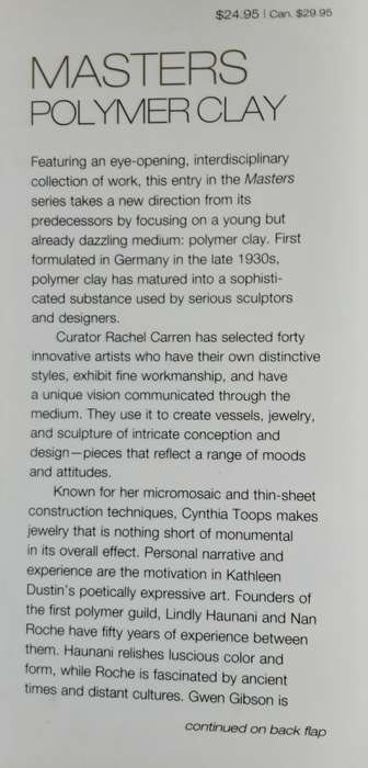 Masters Polymer Clay, Major Works by Leading Artists curated by Rachel Carren