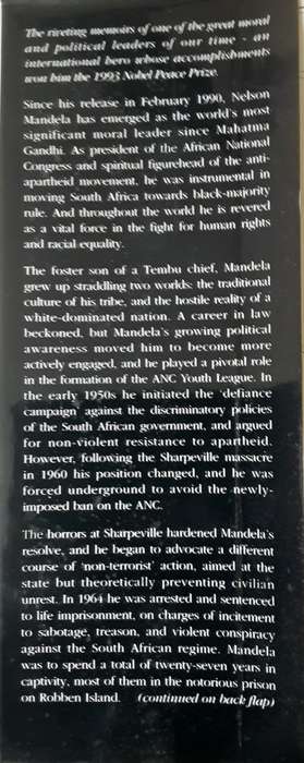 Long Walk to Freedom, The Autobiography of Nelson Mandela ***First Edition ***
