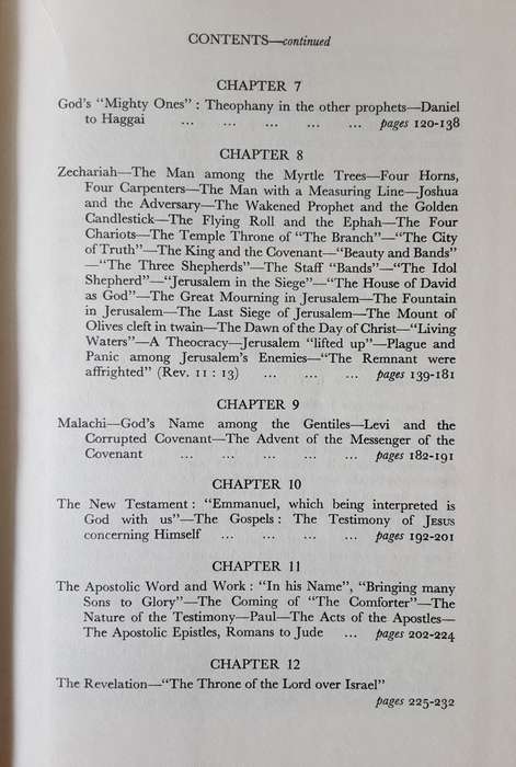 Theophany A Study in God Manifestation by c C Walker