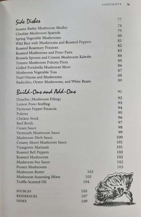 Mushroom Cookbook Recipes for White & Exotic Varieties by Mimi Brodeur