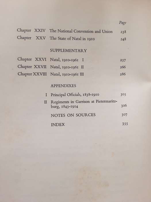 A History of Natal by E G Brooke's and C de B Webb