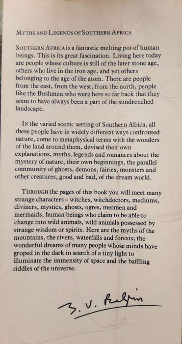 Myths and Legends of Southern Africa by Penny Miller