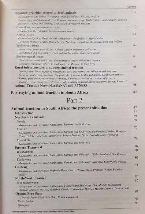 Animal Traction in South Africa Empowering Rural Communities by Paul Starkey
