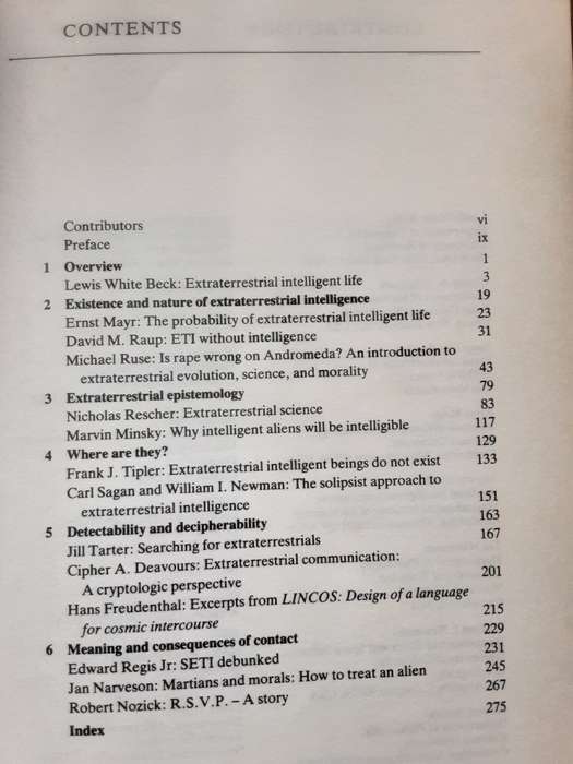 Extraterrestrials Science and Alien Intelligence edited by Edward Regis Jr