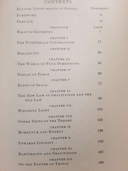 Space, Time & Gravitation, Am Outline of the General Relativity Theory by Sir Arthur Eddington