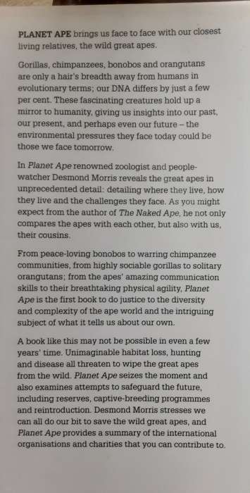 Planet Ape by Desmond Morris