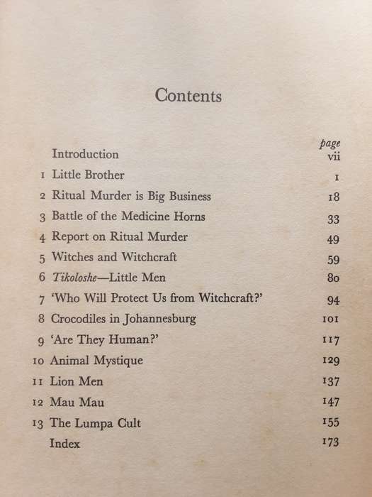 Murder For Magic Witchcraft in Africa by Alastair Scobie