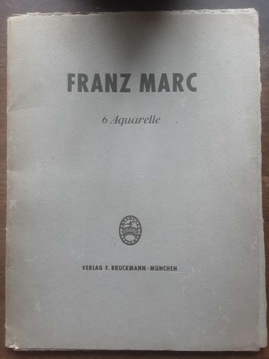 Franz Marc 6 Aquarelle published by F Bruckmann in 1949