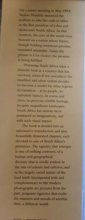 Presenting South Africa by Peter Joyce