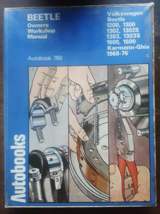Beetle Owners Workshop Manual Autobook 760 1968 - 76