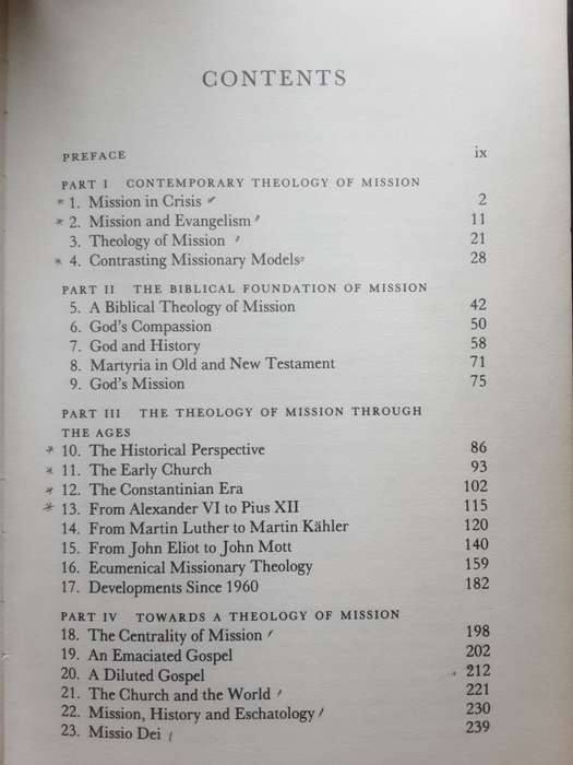 Witness to the World, The Christian Mission in Theological Perspective by David J Bosch