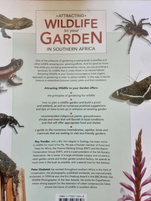Attracting Wildlife To Your Garden in Southern Africa by Roy Trendler
