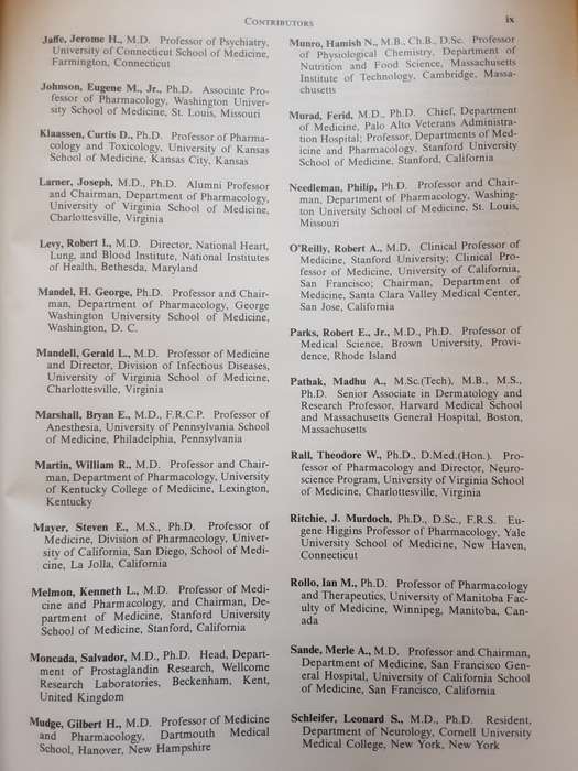 Goodman and Gilman's The Pharmacological Basis of Therapeutics 6th Edition