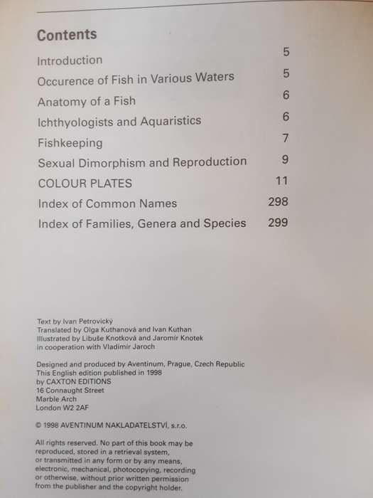 Aquarium Fish of the World by Ivan Petrovicky