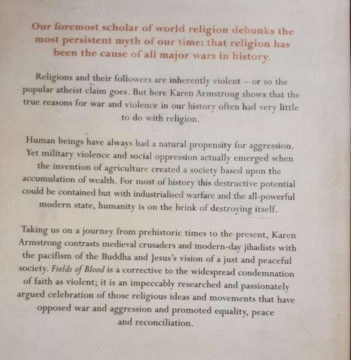 Fields of Blood, Religion and the History of Violence by Karen Armstrong