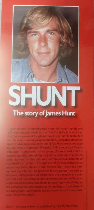 Shunt The Story of James Hunt by Tom Rubython