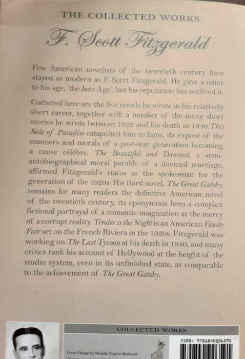 The Collected Works F Scott Fitzgerald  by Wordsworth Editions