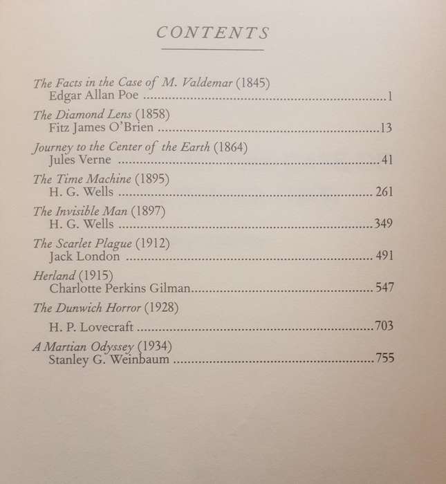 Classic Science Fiction by Word Cloud Classics