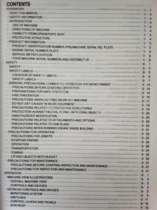 Komatsu Hydraulic Excavator PC200-8 PC200LC-8 , PC220-8 PC220LC-8 Operation & Maintenance Manual
