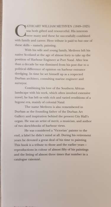 Views in Colonial Natal , Select Catalogue Rasionne of Cathcart William Methvan by Nigel Hughes