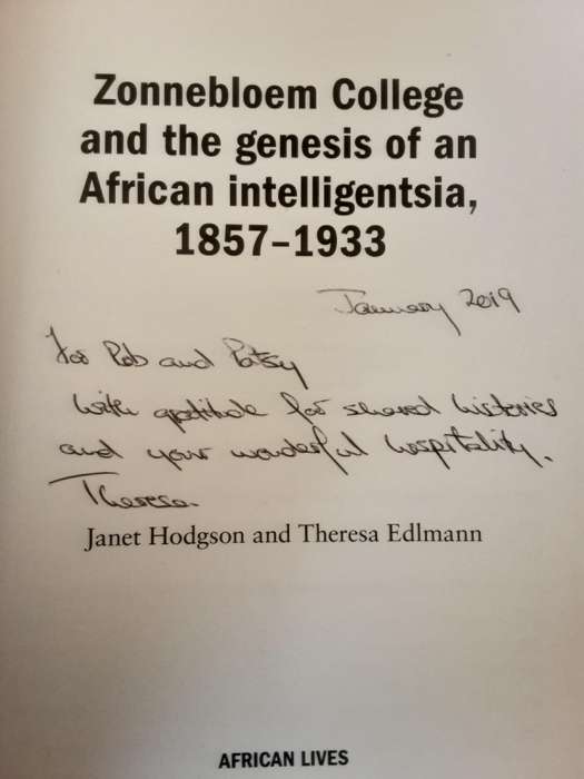 Zonnebloem College and the Genesis of an African Intelligentsia 1857 1933 by Hodgson & Edlmann
